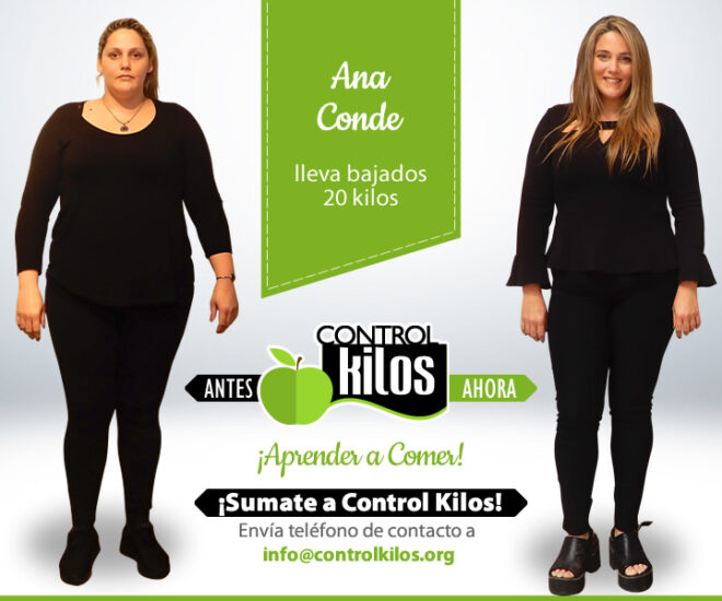 Ana C. bajó 20 kilos