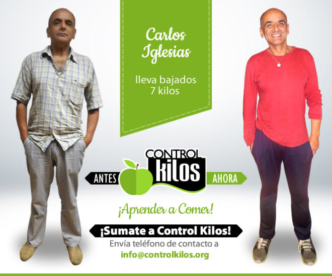 Carlos I. bajó 7 kilos