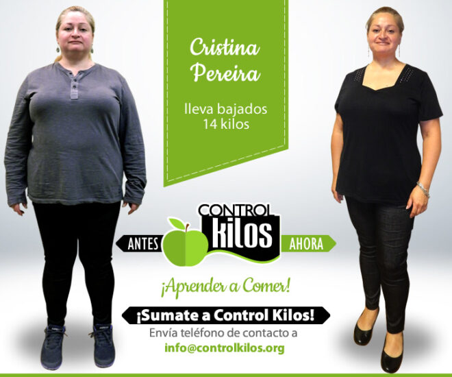 Cristina P. bajó 14 kilos