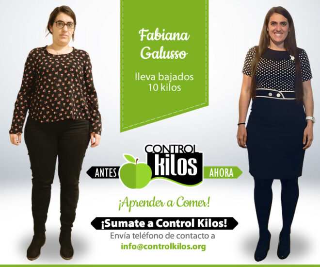 Fabiana G. bajó 10 kilos