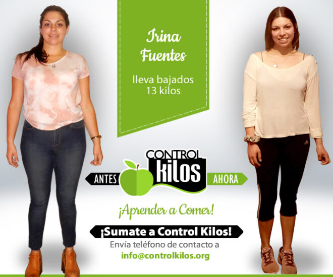 Irina F. bajó 13 kilos
