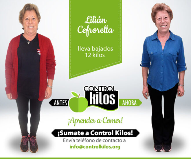 Lilián C. bajó 12 kilos