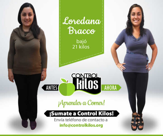 Loredana B. bajó 21 kilos