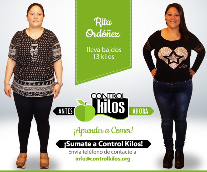 Rita O. bajó 13 kilos