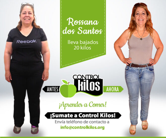 Rossana DS. bajó 20 kilos