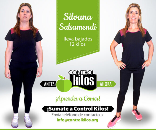 Silvana S. bajó 12 kilos