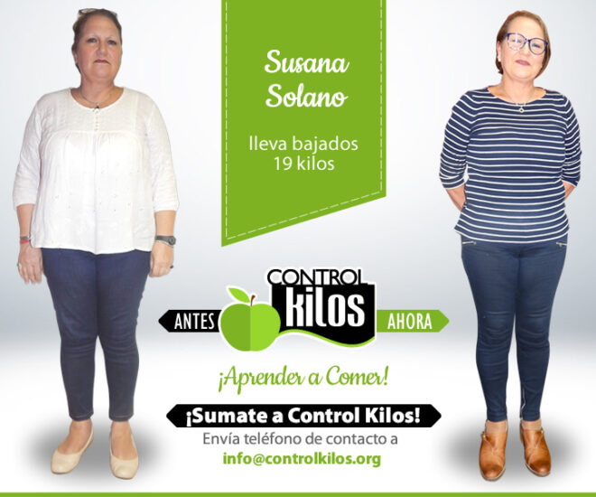 Susana S. bajó 19 kilos