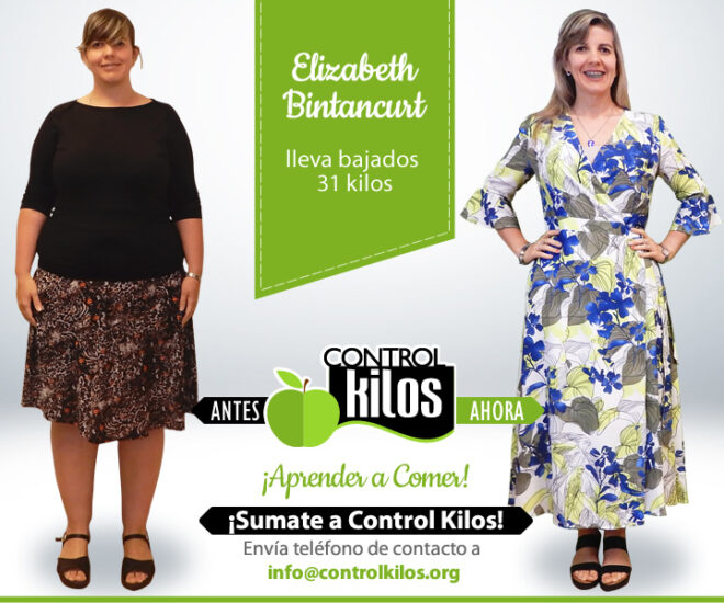 Elizabeth B. bajó 31 kilos.