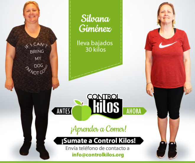 Silvana G. bajó 30 kilos