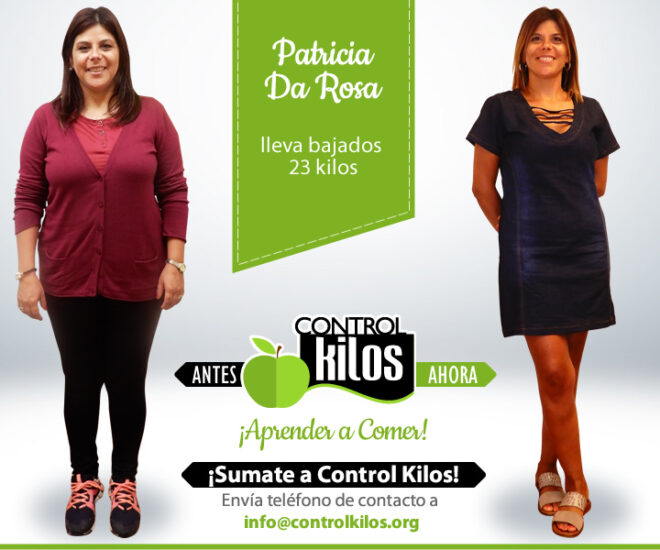 Patricia DR. bajó 23 kilos