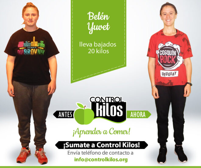 Belén Y. bajó 20 kilos