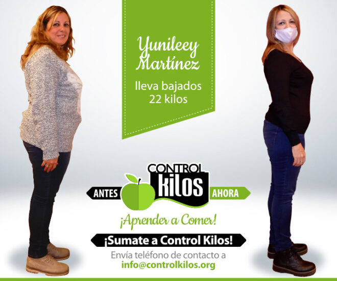Yunileey M. bajó 22 kilos