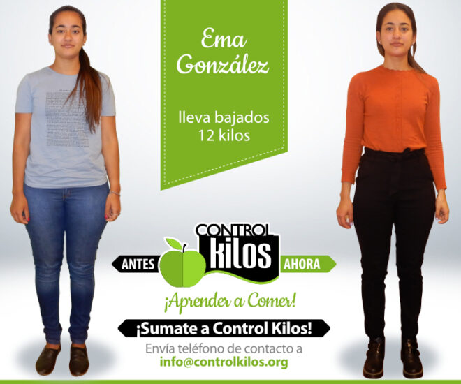 Ema G. bajó 12 kilos