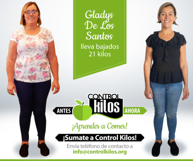 Gladys S. bajó 21 kilos