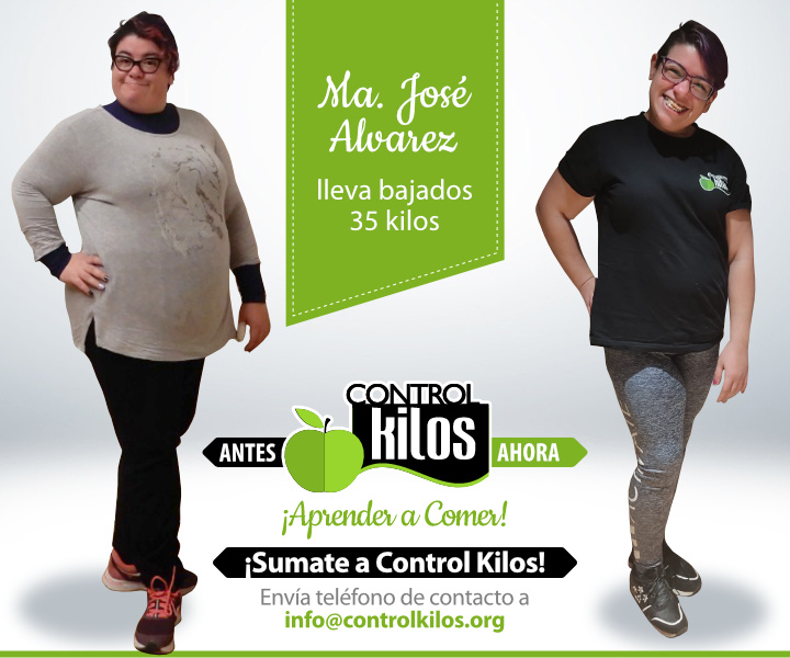María José A. bajó 35 kilos