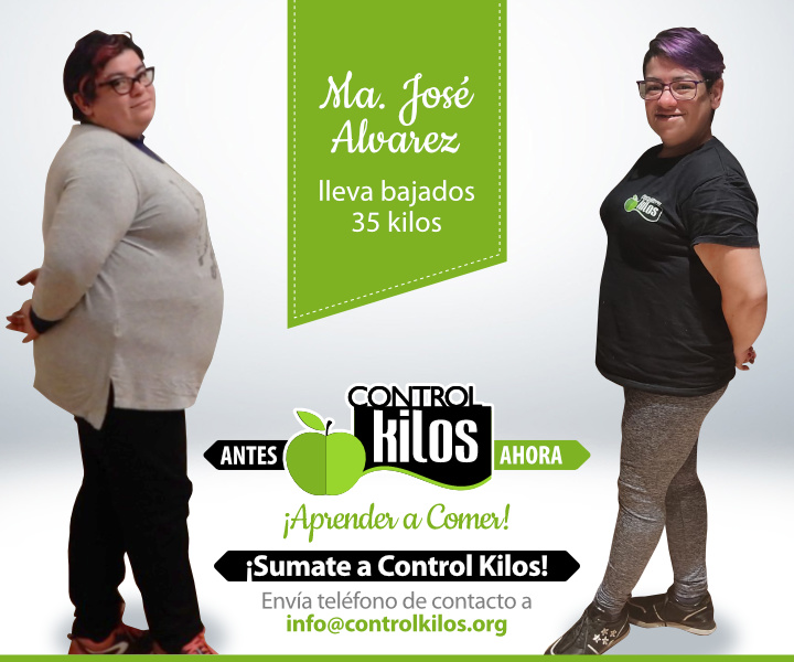 María José A. bajó 35 kilos