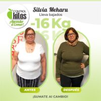 Antes y despues Post Silvia Meharu