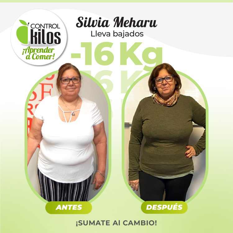 Antes y despues Post Silvia Meharu