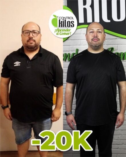 Camilo F. bajó 20kg