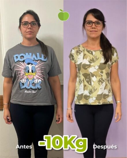 Flavia bajó 10kg