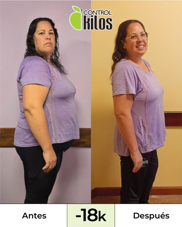 ana bajó 18 kilos